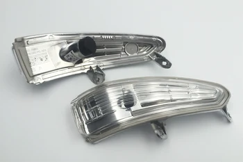 

QNQN Side Mirror Turn Signal Lights for Peugeot 308 T7 08-13 Citroen C4 10-