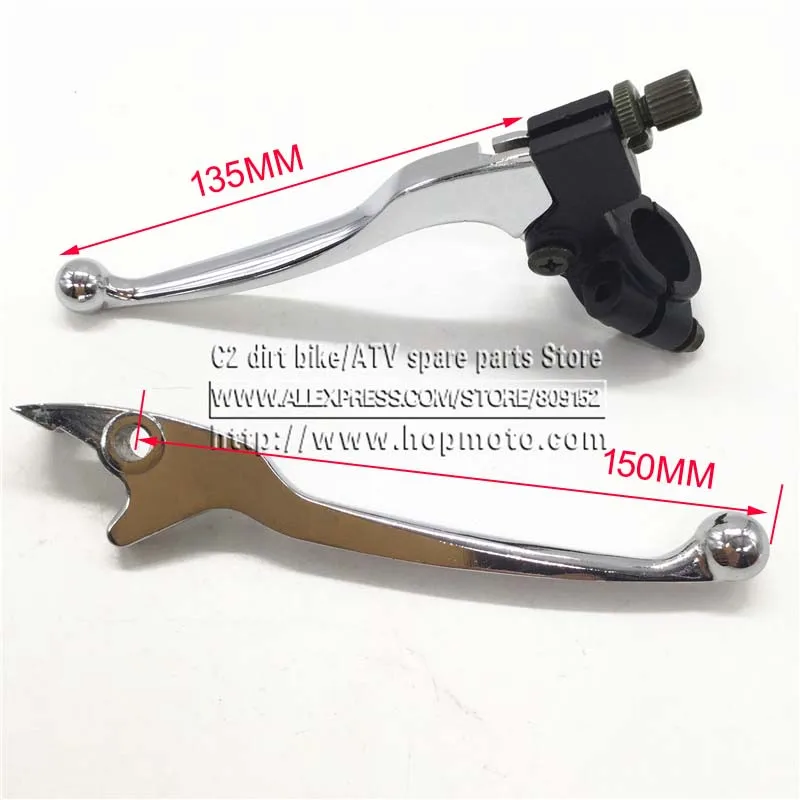 

Clutch and brake lever for Kayo 250cc 110 125 140 150 dirt pit bike AND ATV spare part motocross