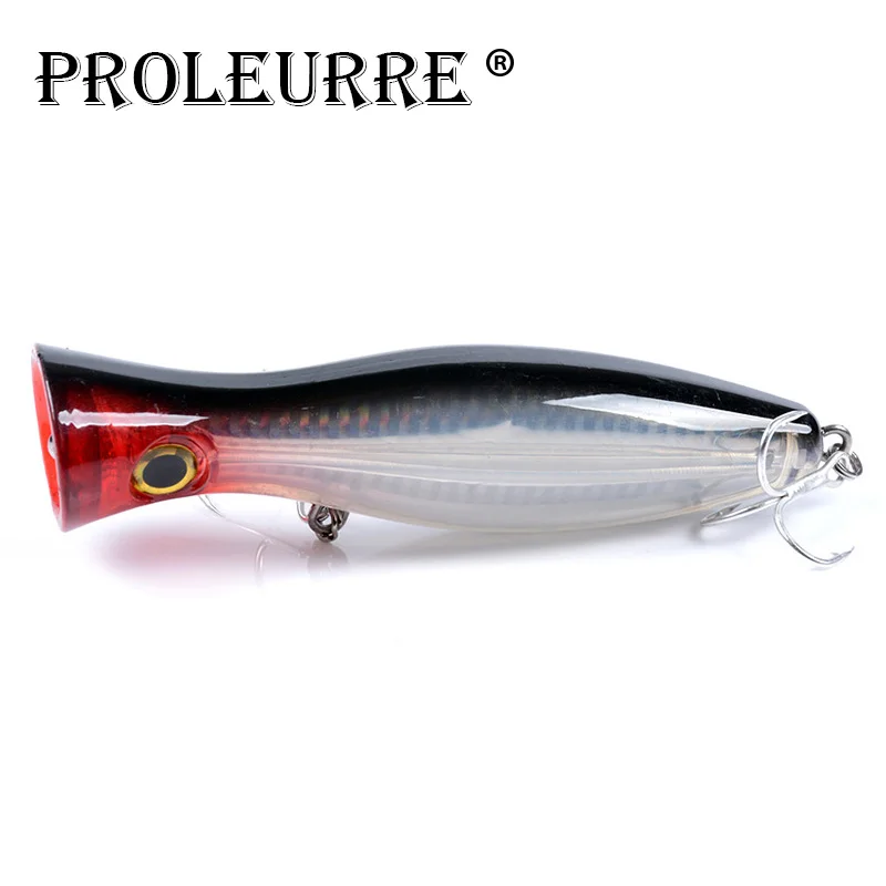 

Proleurre 12.5cm 40g Popper Aritificial Baits Hard Crank baits Sea Fishing Big Minnow Fishing Lure Topwater Fishing Wobblers