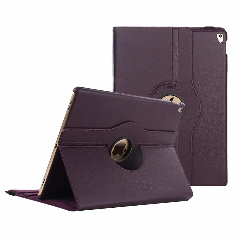 High-Quality Apple iPAD Pro 12.9/" PU Leather Case Cover w// 360 Rotating Stand