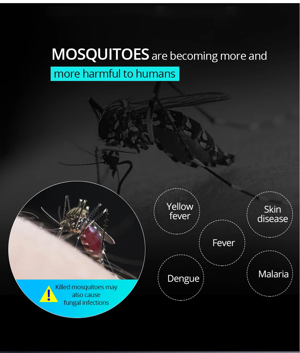 Led Mosquito Killer Lamp UV Night Light USB Insect Killer Bug Zapper  (4)