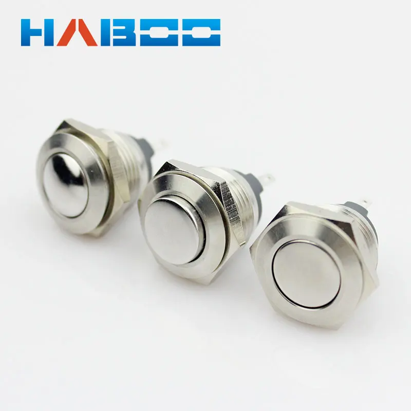 5 шт упаковка кнопочный переключатель из нержавеющей стали кража материала 1NC