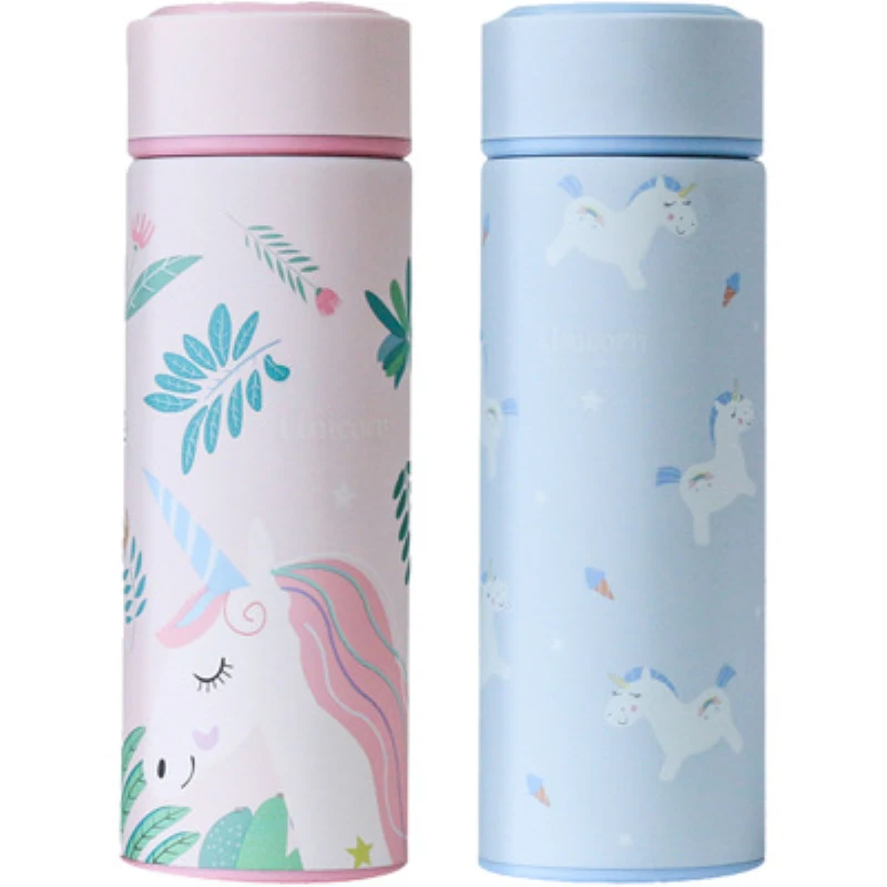 

Lovely Cartoon Unicorn Vacuum Flasks Thermos Bottle Stainless Steel High Quality Portable Outdoor Thermocup For Girl Women Gift