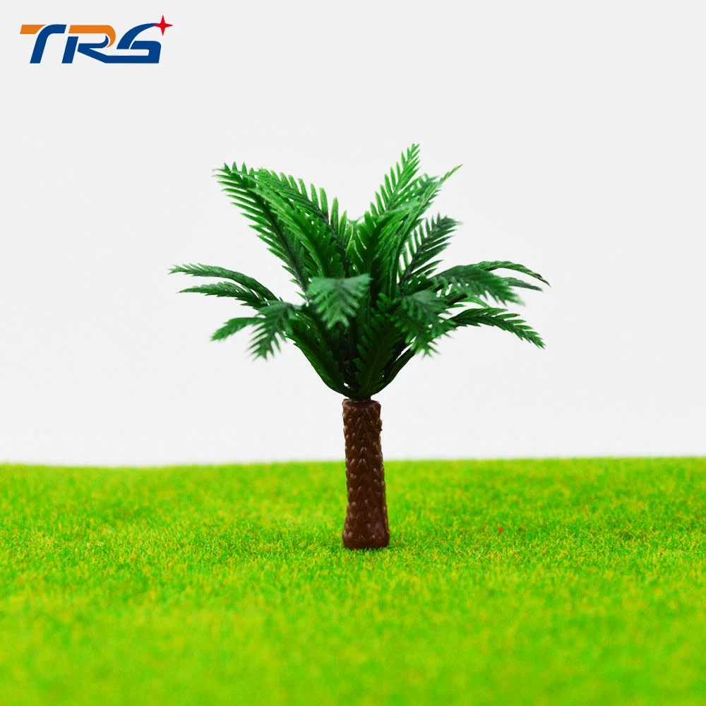 5CM 1 200 SCALE PALM TREES Miniature Model Trees For MODEL Landscape Train Railway Park Scenery