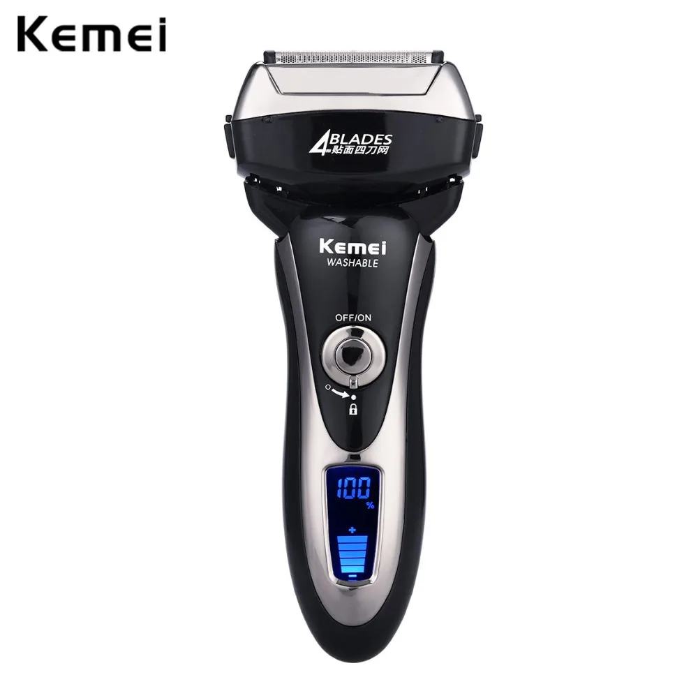 Kemei Electric Shaver Quick Charge Whole Body Washable Reciprocating Razor Men Beard Shaving Kemei Electric Shaver Quick Charge Whole Body Washable Reciprocating Razor Men Beard Shaving