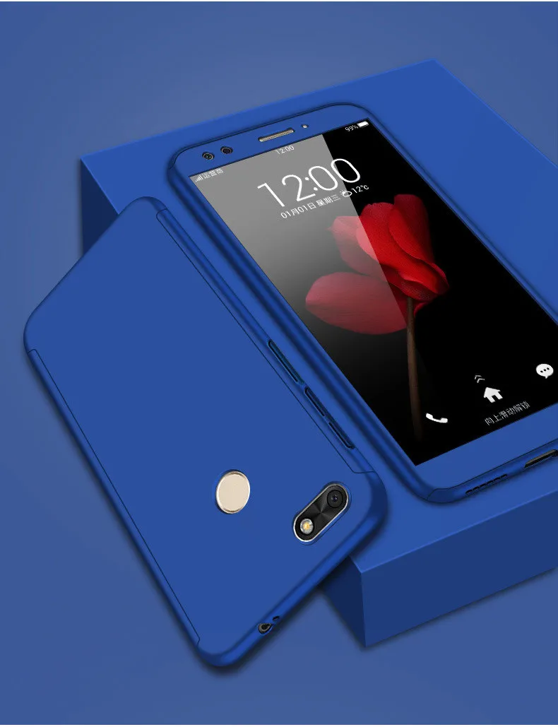 360 degree full hard case for Huawei y9 2018 honor 7c pro 7a pro 12