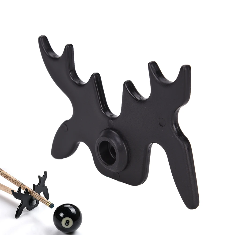 1 pc Snooker Billiard Plastic White Slip-on cue rack Bridge Head Cross Rod Holder Pool Cue Stick Frame Pole