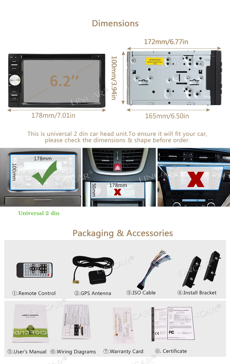 Sale Eincar 7 inch Car dvd Player Double 2 Din car PC Octa-core Car radio Stereo Android 7.1 GPS Navigation Head Unit support wifi 3G 10 Sale Eincar 7 inch Car dvd Player Double 2 Din car PC Octa-core Car radio Stereo Android 7.1 GPS Navigation Head Unit support wifi 3G 10