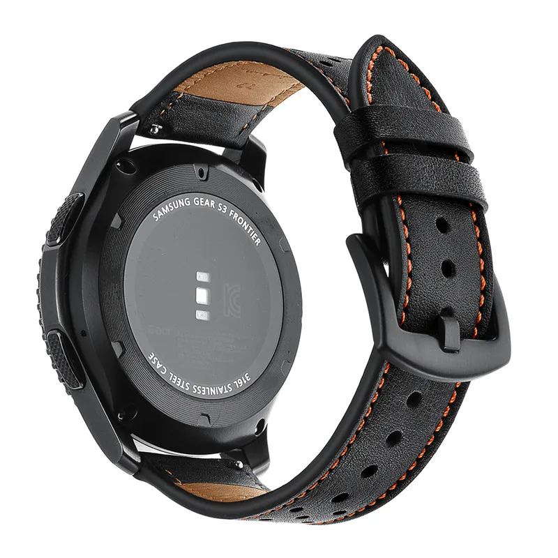Хохлатая кожа gear S3 Frontier ремешок для samsung Galaxy watch 46 мм 22 мм ремешок для часов huawei часы gt ремешок для часов браслет