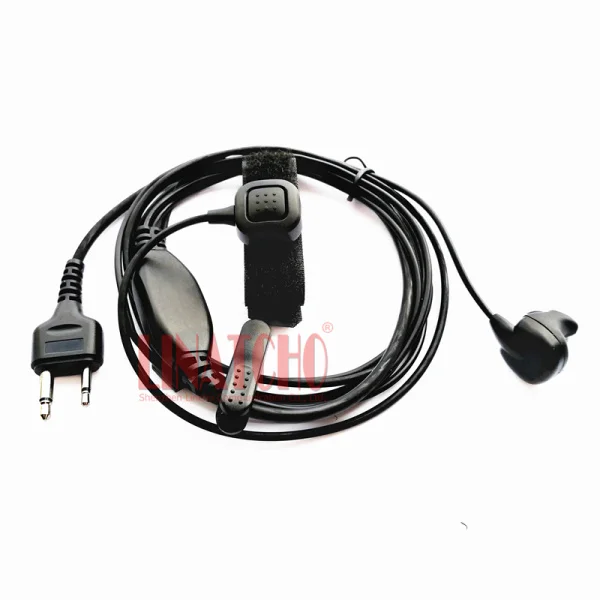 2 Pin Ear Bone вибрирующий наушник микрофон с Finger PTT для ICOM IC-V8 Walkie Talkie