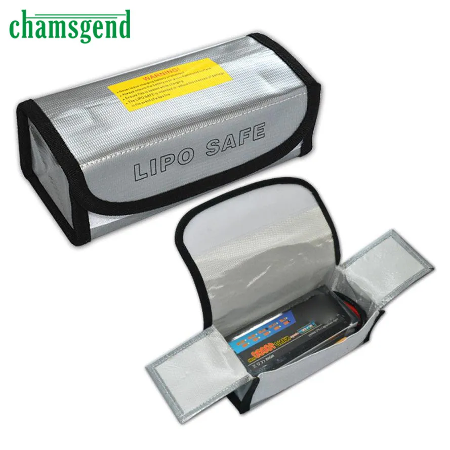 

LiPo Li-Po Battery Fireproof Safety Guard Safe Bag 185*75*60MM Levert Dropship S9162