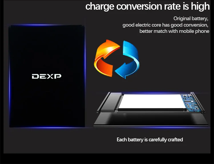 DEXP Ixion XL140 XL 140 FLASH 3000mAh аккумулятор для мобильного телефона+ номер отслеживания