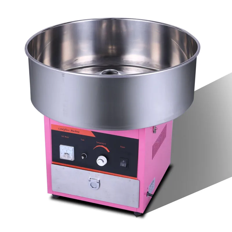 220V Commercial Electric Cotton Candy Maker Automatic Sweet Cotton