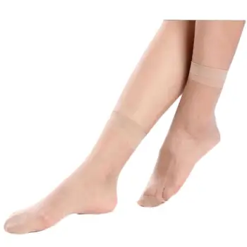

Women's Fashion Socks 10 Pairs Crystal Thin Transparent Thin Transparent Thin Silk Socks Socks In Summer 30 Mar 20