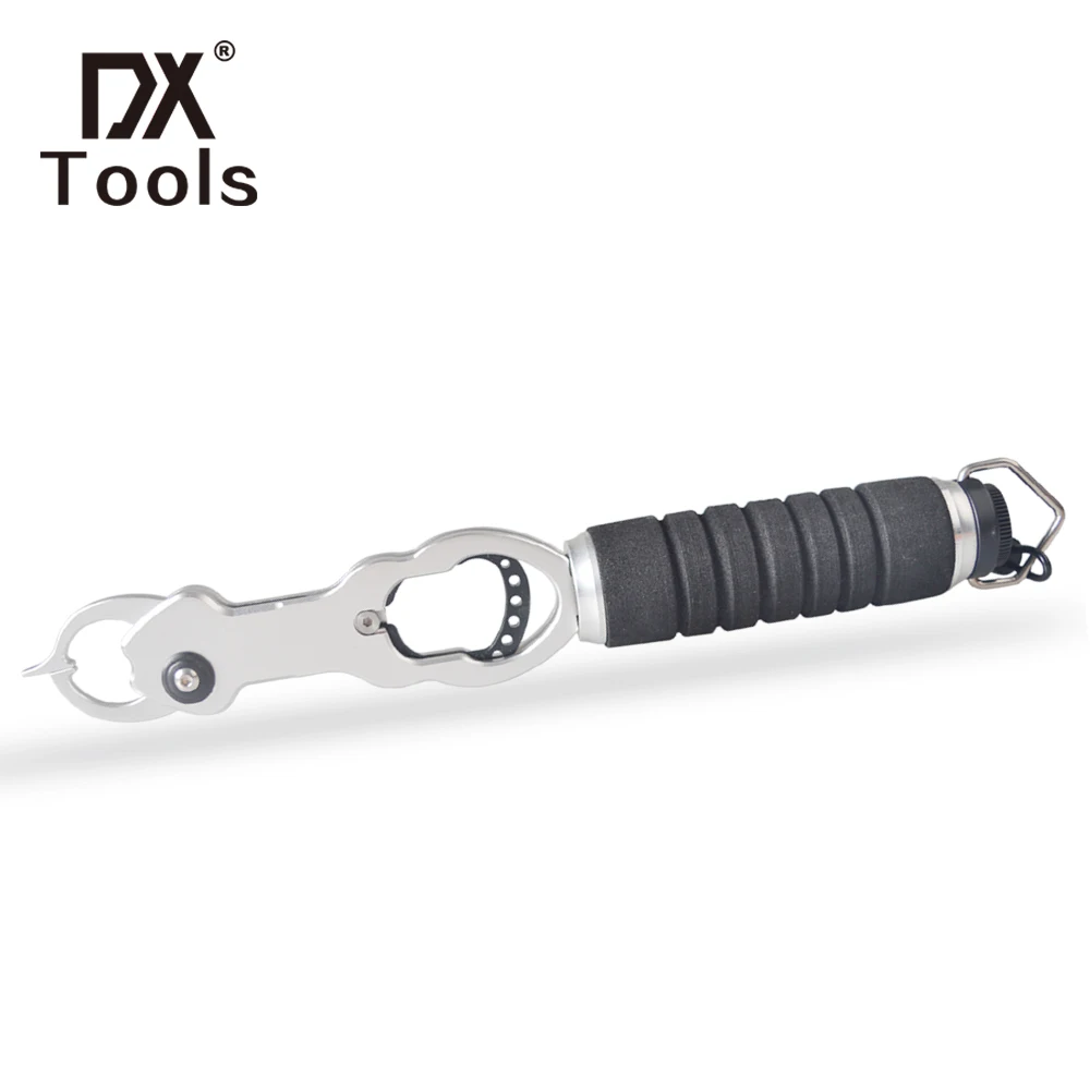 

Aluminum Fish Lip Grip with Scale Saltwater Resistant 15kg/33lb Tension Carp Fishing Tackle Tools Accessories with Fishing Rope