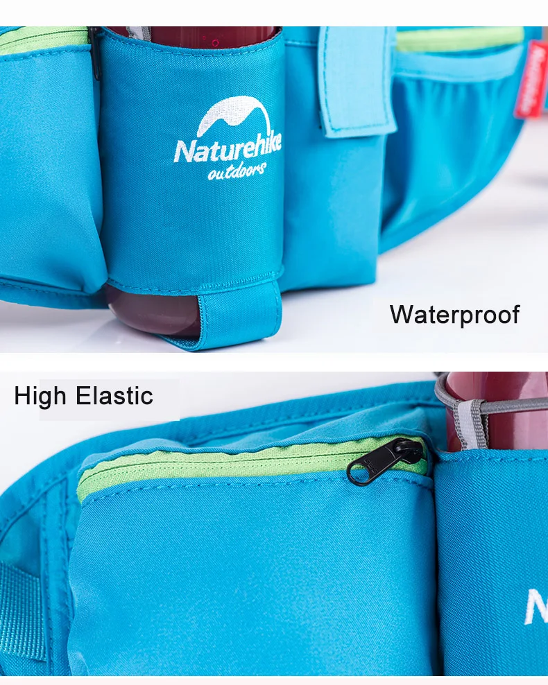 NatureHike поясная сумка для бега на открытом воздухе, кемпинга, туризма, поясная сумка, держатель для бутылок(Велоспорт), поясные сумки для мужчин и женщин, 4 цвета