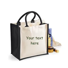 500 шт./лот тотализатор джутовых Гессе сумки многоразовые джут сумки на плечо заказной печати логотипа для объявления