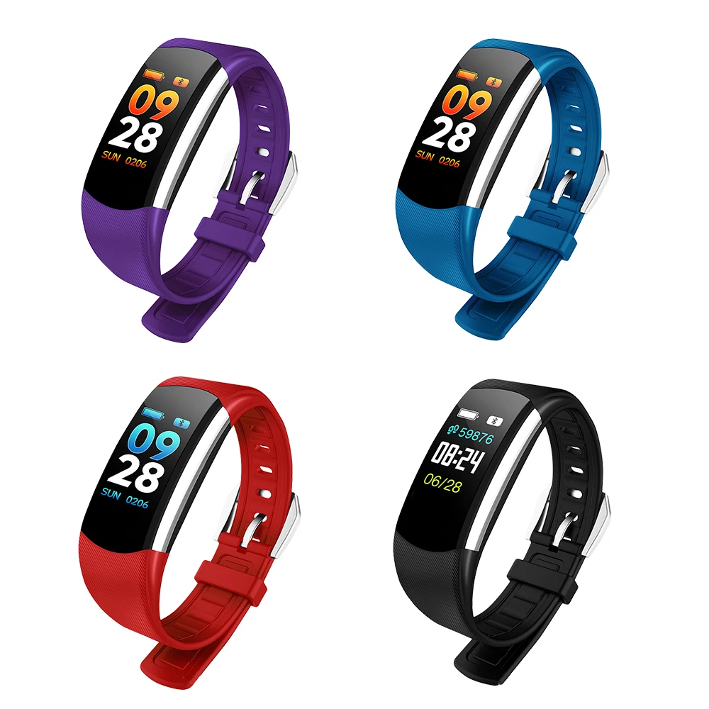 

Unisex Color Screen Fashion Smart Band Bracelet Sleep Sport Fitness Pedometer Heart Rate Monitor Wrist Bluetooth Smart Wristband