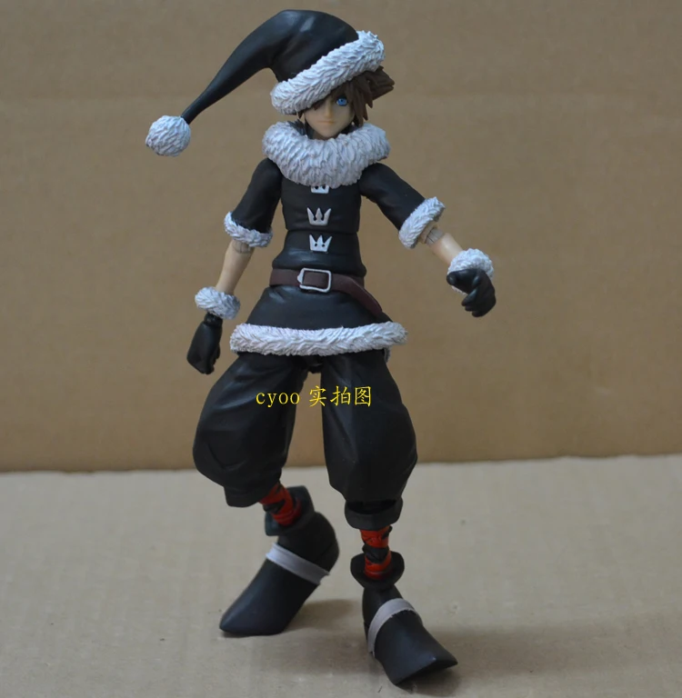 Kingdom Hearts Рождество Roxas Сора ПВХ фигурку игрушки фильм игры аниме Kingdom Hearts принести искусство Играть искусств