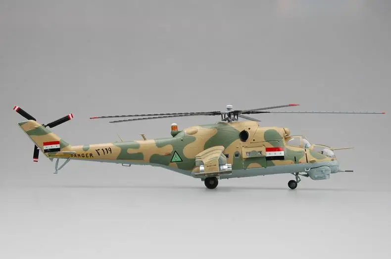 Ирак air force Mil Mi-24 задних вертолет 1/72 diecast easy model