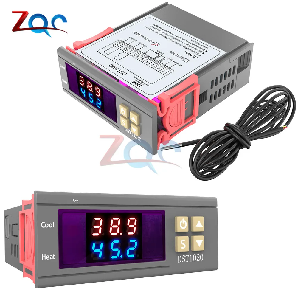 Temperature humidity sensors stc 1000 dc12 72v digital temperature