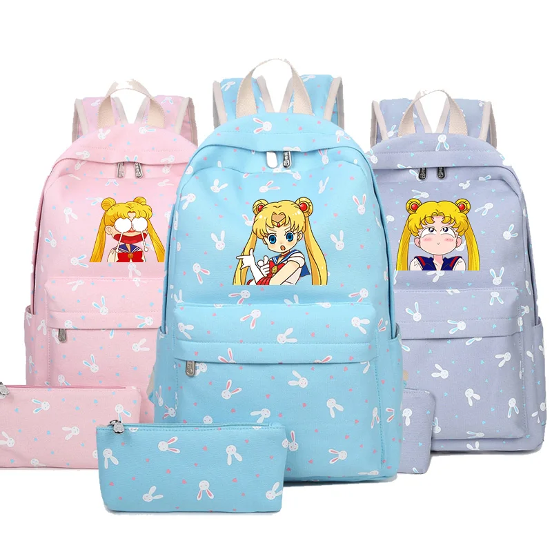 

Anime Backpack SailorMoon Backpack For Teenagers Girls Children School Bags Women School Backpacks fashion bagTZ
