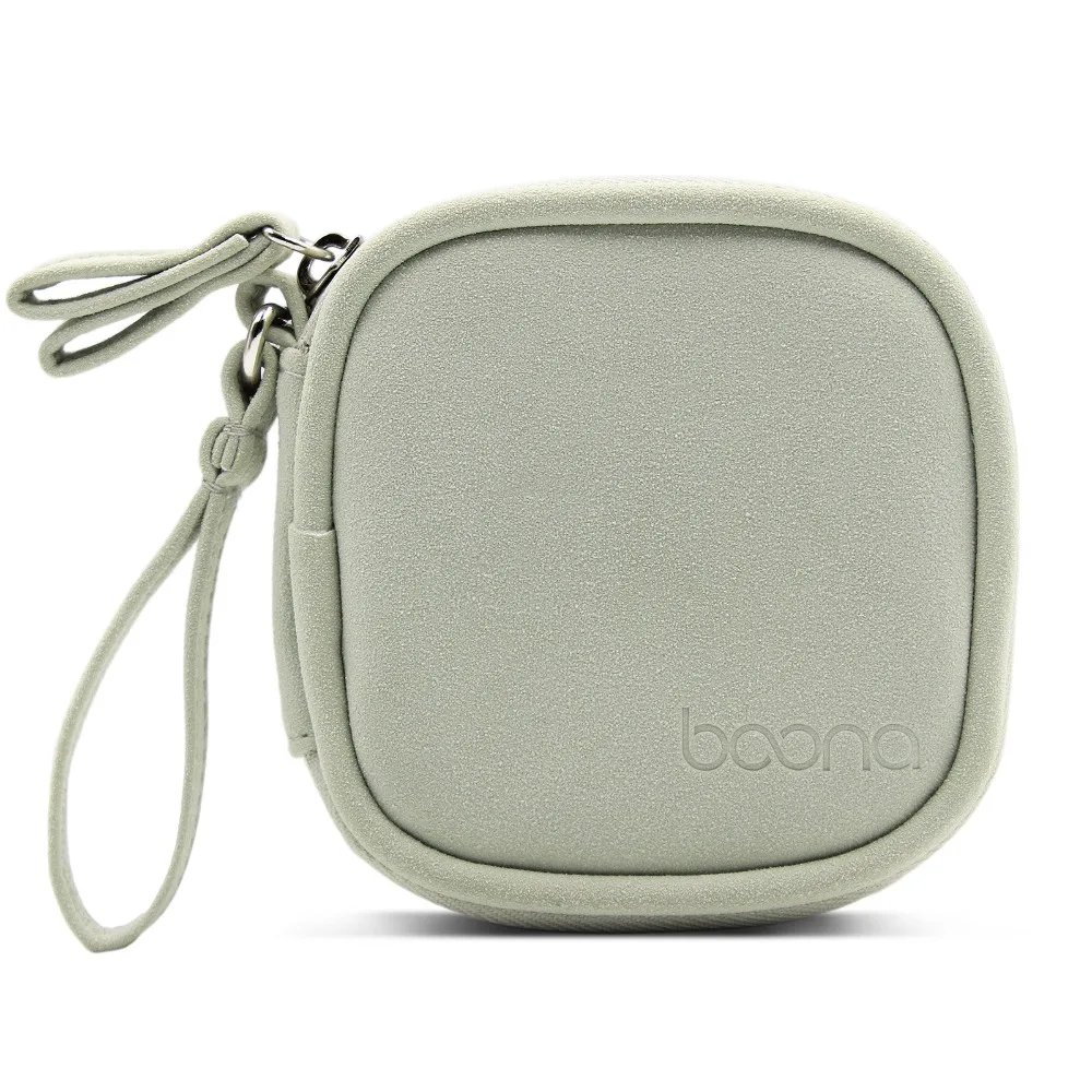 Boona PU Earphone Case Soft Headphone Bag for Apple Airpods Earpods Sennheiser Ear Pads Wireless Bluetooth Earphone Accessorries
