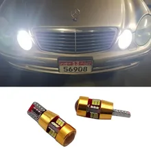 2x T10 194 168 W5W Автомобильный светодиодный светильник для салона Mercedes Benz W211 W221 W220 W163 W164 W203 C E SLK GLK CLS M GL