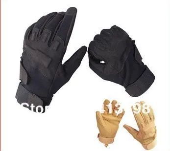 

FULL Finger CARBON FIBRE Gloves tactical military Gloves for Bicycle Cycling moto racing glove M L XL
