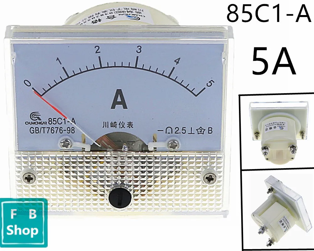 1 шт. 85C1-A 1A 2A 3A 5A 10A 15A 20A 30A 50A 75A DC аналоговый измеритель Панель усилитель тока амперметры датчик