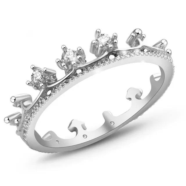 silver color rings anillo USA EURO Style Fashion Silver color crown only crown R silver color rings anillo USA EURO Style Fashion Silver color crown only crown R