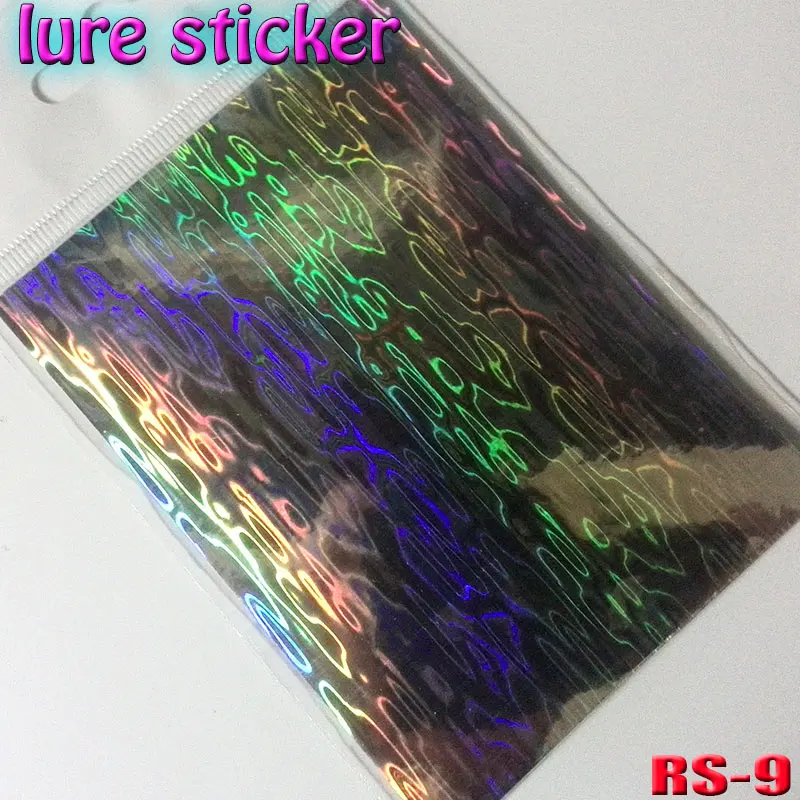 

2019new year fishing lure stickers HOT product 10*15mm 10papers/lot