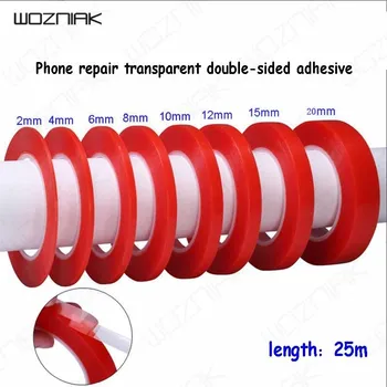 

Wozniak Strong Viscosity PET Double-sided Tape Mobile Screen Mirror Tape Mobile Phone Repair Tool Transparent Red Film Glue