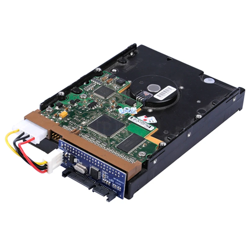 3," IDE to 2,5" 3," SATA HDD адаптер 40Pin IDE Male to 22pin SATA SSD карта с Molex 4Pin to floppy drive кабель питания