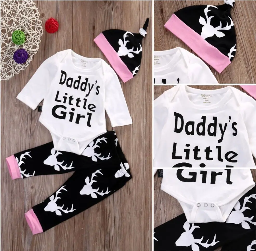 Комплекты одежды для новорожденных девочек 0 18 месяцев с принтом|baby girl clothes|newborn baby