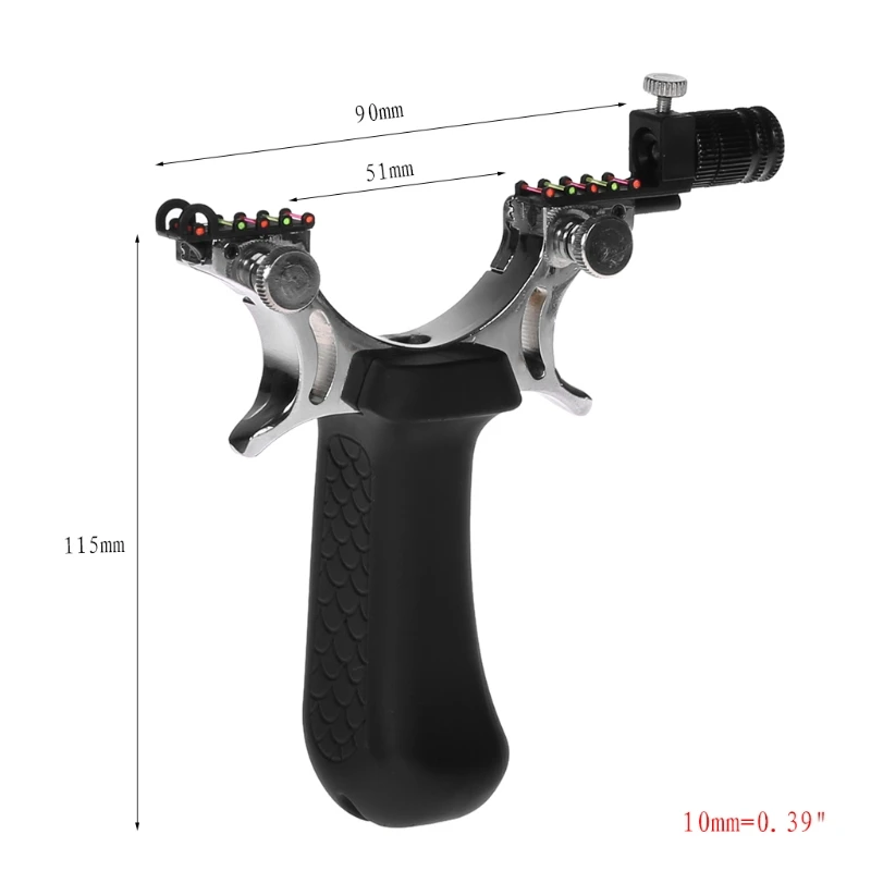 

Slingshot Powerful Alloy Catapult Hunting Outdoors Shooting Light Without Band Jan28