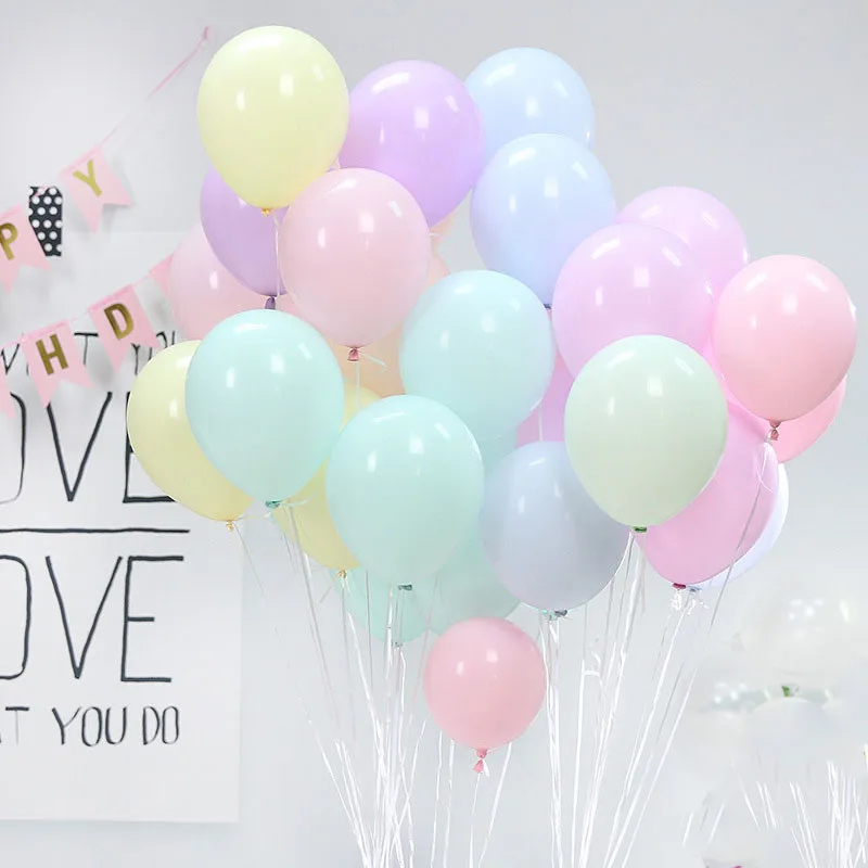 

50pcs/lot 5 inch Candy Solid Color Latex Balloons New Arrival Round Shape Air Ballon for Birthday Party Wedding House Decoration