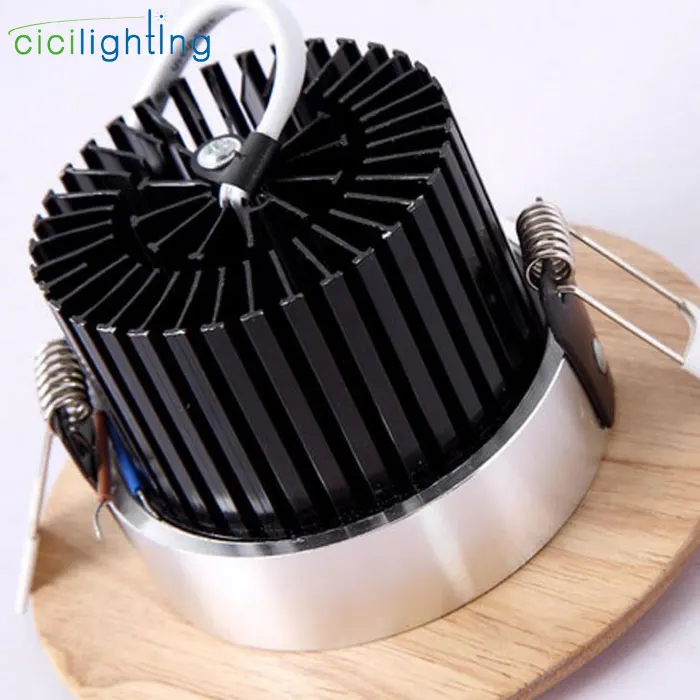 Conduziu a Lâmpada Recessed do Teto Industrial do Centro Comercial do Escritório para Baixo o Diodo Emissor de Luz de Wook de Borracha Downlight Redondo Iluminação 220 v 240 5 w 7 8 High Quality Luzes e Iluminação