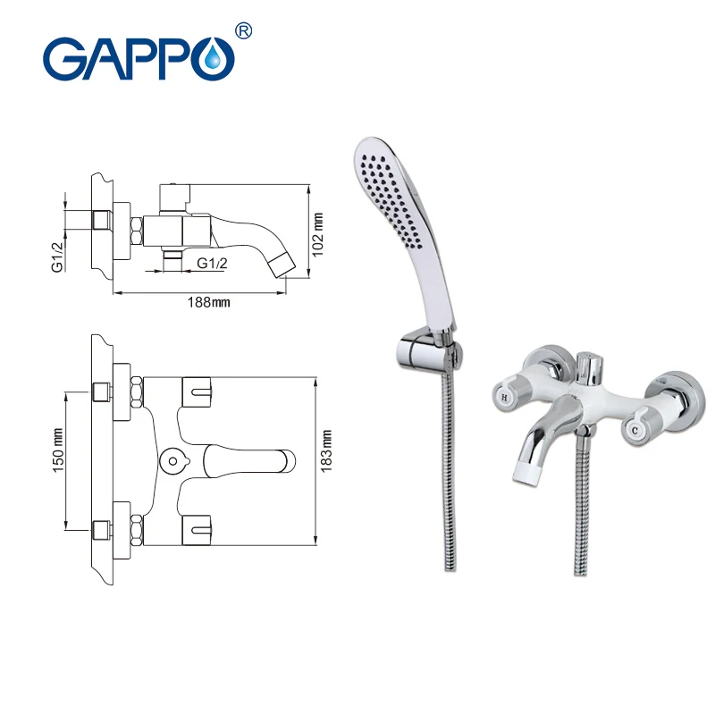 GAPPO смесители для раковины для ванной комнаты torneira смеситель для ванны torneira латунный корпус смеситель для раковины холодной и горячей воды ручной душ G3249