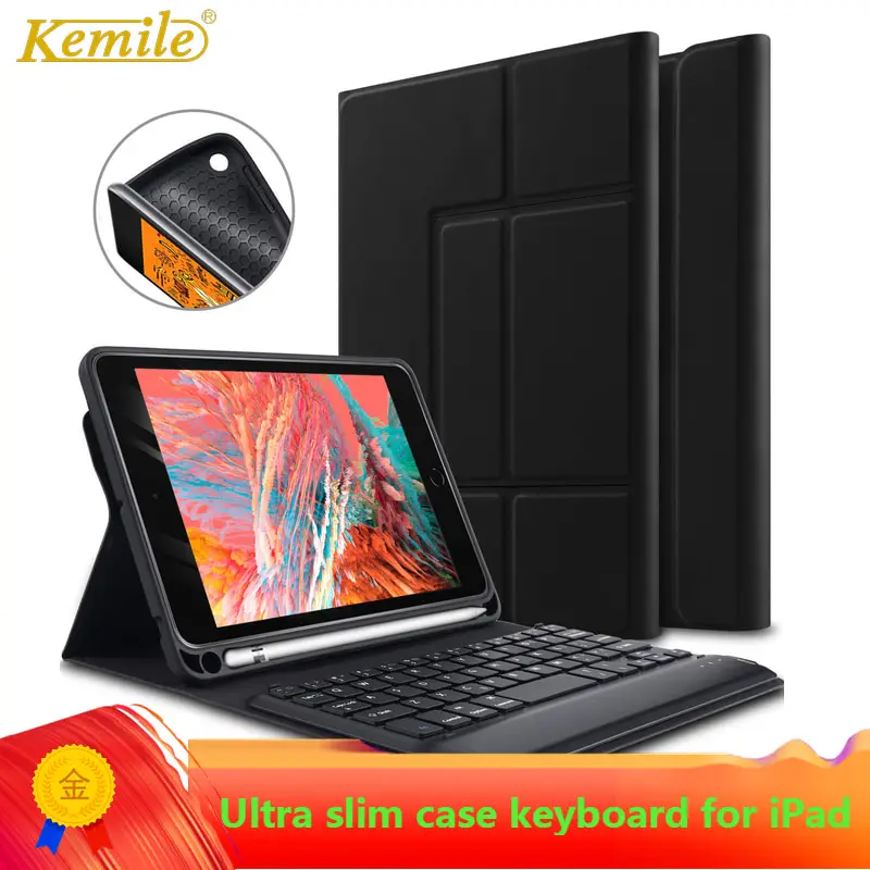 

For iPad mini 5 7.9 Case Keyboard With pencil holder Smart Cover For iPad Air 3 10.5 For iPad 6th 9.7 Pro 11 10.5 12.9 2018 Case