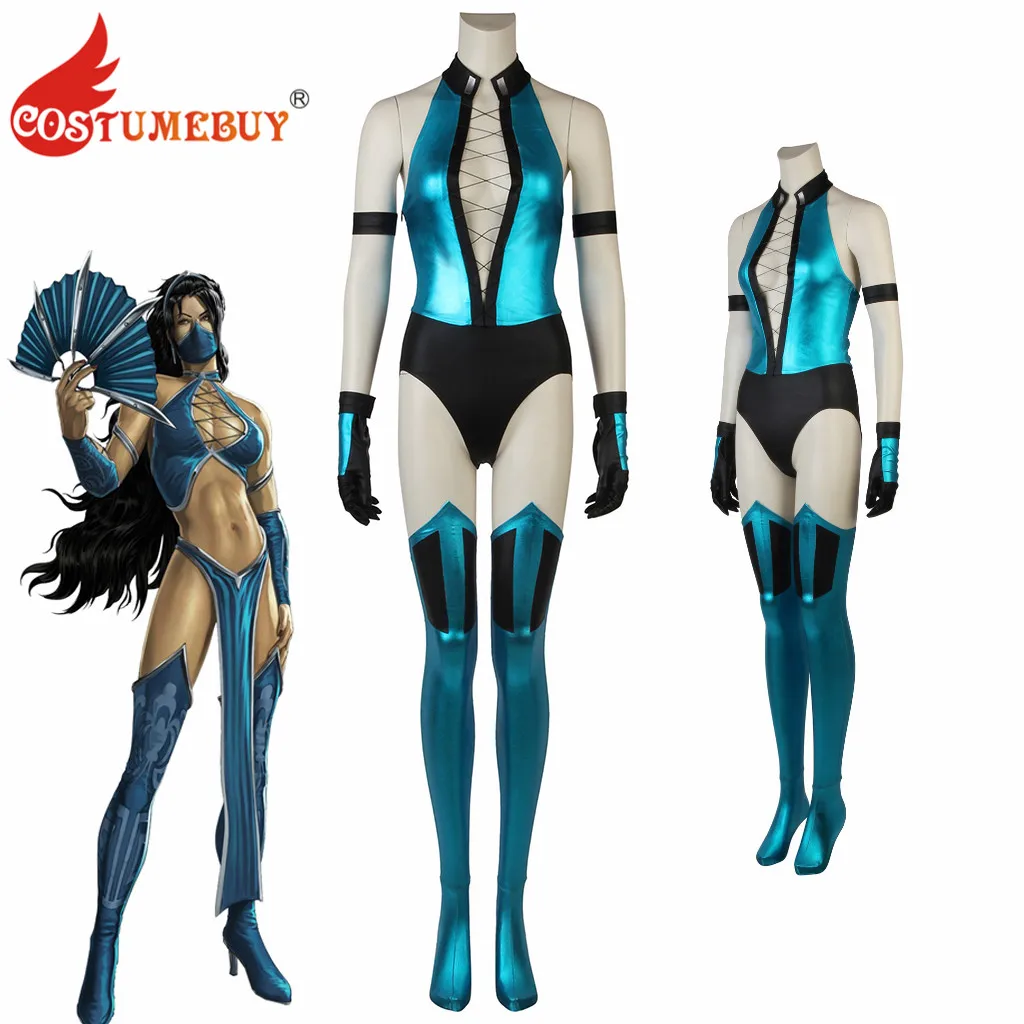 Костюм для косплея персонажа игры Mortal Kombat X Kitana костюм взрослых женщин