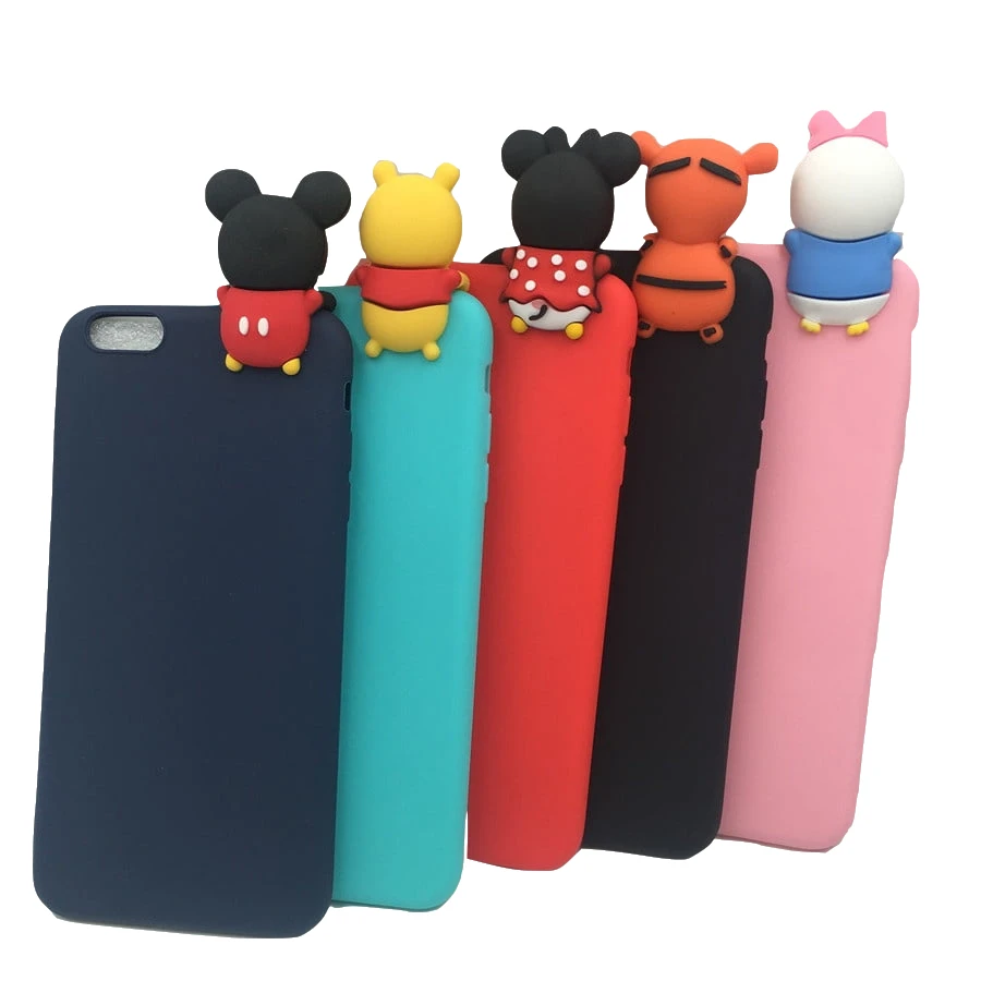 

3D Lovely Cute Mickey Minnie Mouse kitty cat Soft TPU case For iphone x 6 6s plus 7 7plus 8 8plus 5 XS XR XS MAX cover Coque