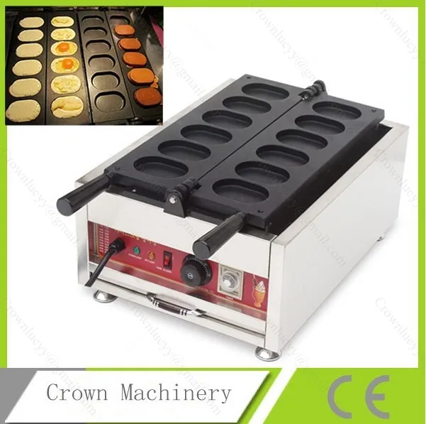 

110v 220v Electric 6pcs Korean Egg Breads Commercial Use Non-stick Gyeranppang Machine Maker Iron Baker Mold Plate