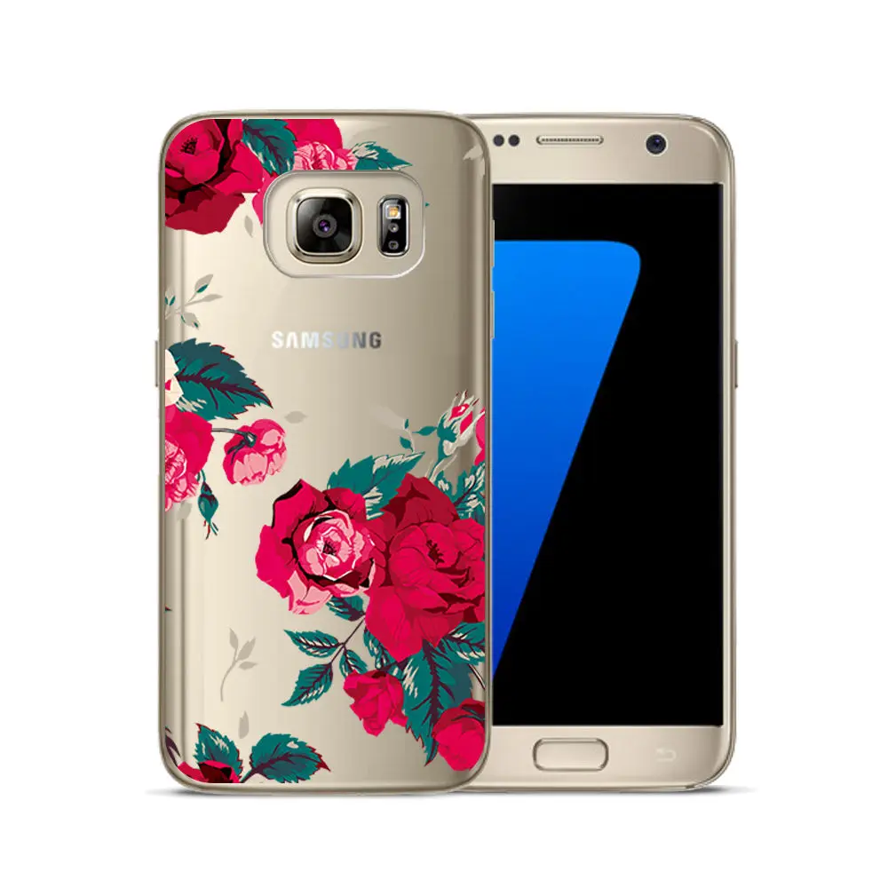 Soft TPU Case FOR Samsung S9 Plus Smart Back Protective Phone Case FOR Samsung S8 Clear painted Case FOR Galax S6 S7 S8 Plus S9 (18)