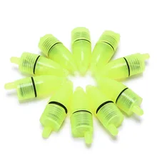 Новинка 10 шт наконечник для удочки светодиодный светильник рыболовные звонки будильник клип ночное кольцо для укуса рыба приманка сигнализация рыболовные инструменты