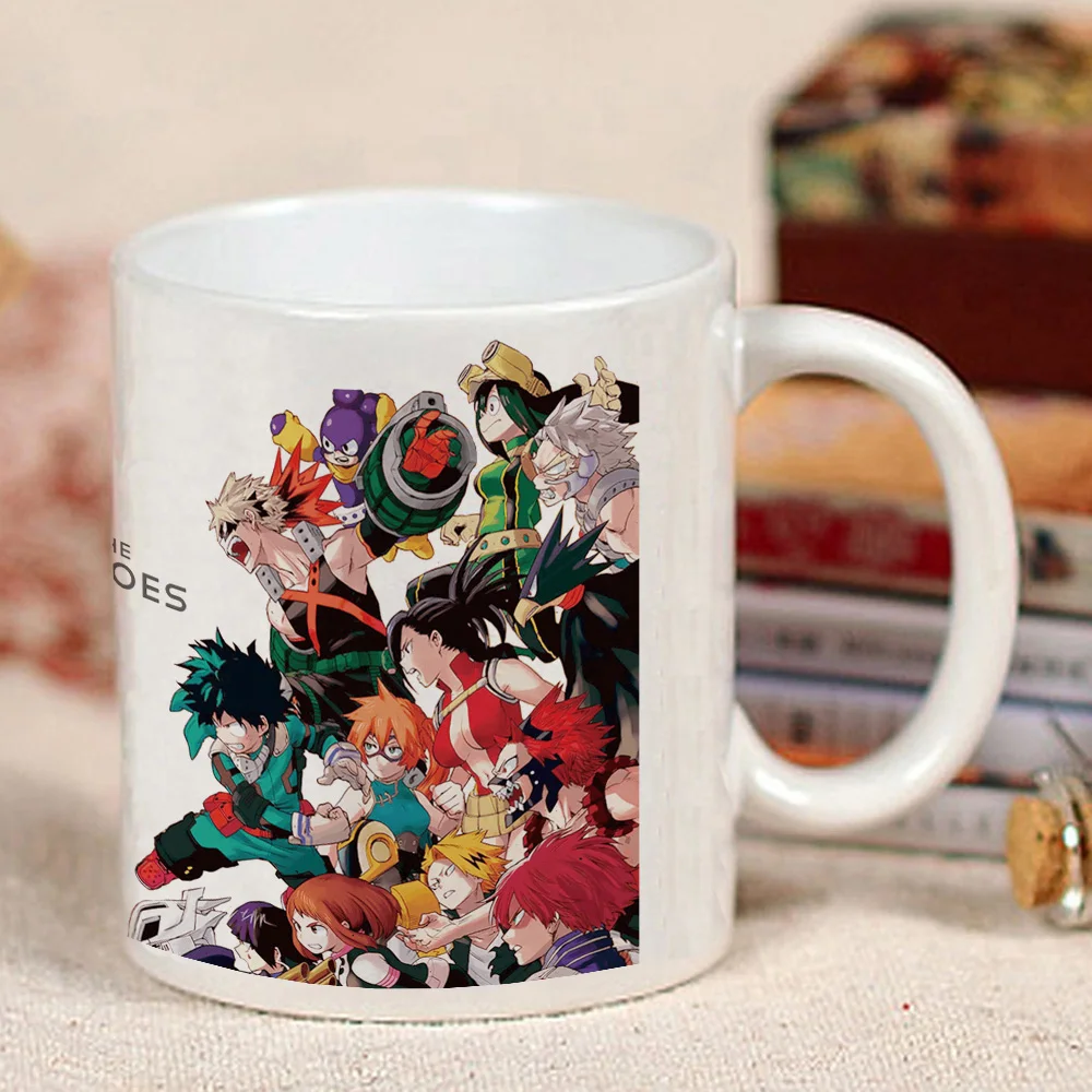Кофейная чашка с героями мультфильмов мой герой, научная керамика, кружка герои против злодеев, водяные чашки и кружки