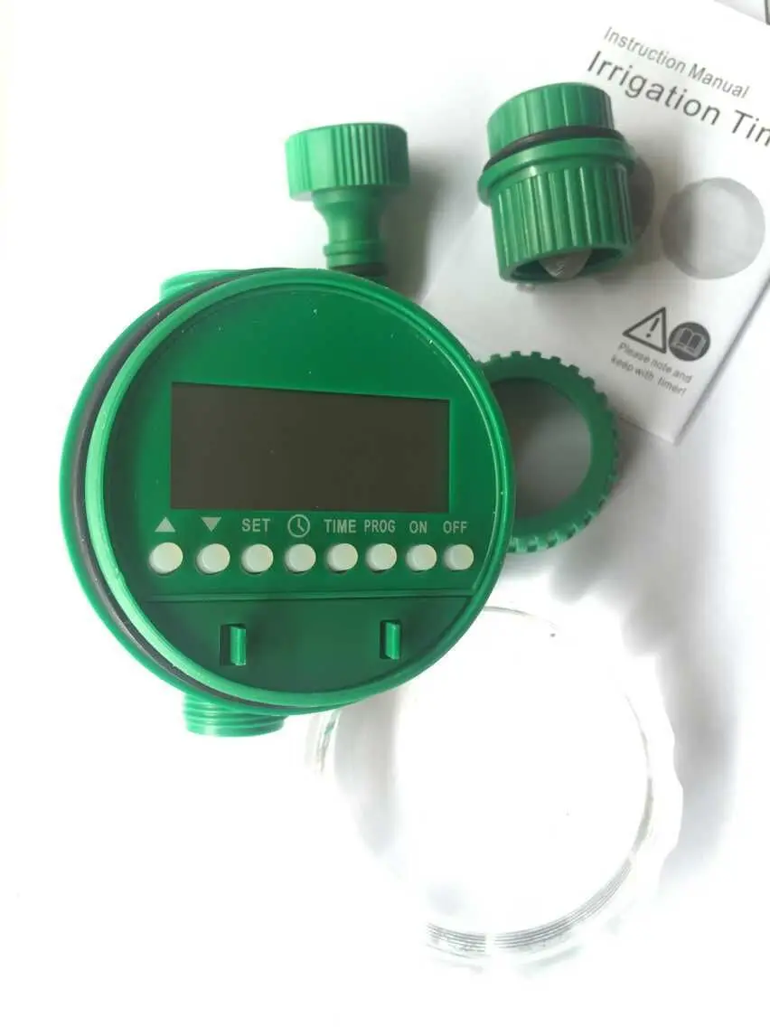 Орошения ЖК-дисплей воды таймер с мячом Клапан цифровых и электронных ЖК-дисплей сад воды, таймер низкой воды Давление орошения Системы