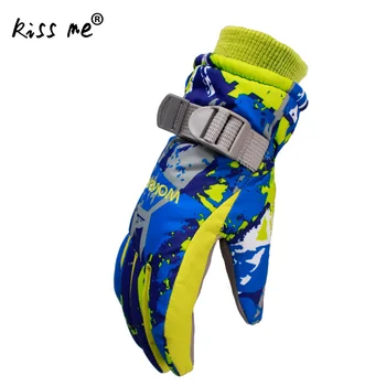

Free shipping!!!Polyester Waterproof Skiing GlovesDesigns thicken & thermal with Polyester patchwork Others