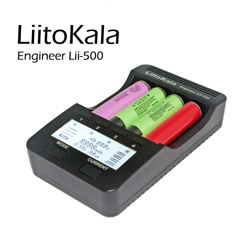 Liitokala lii500 умный Универсальный lcd литий-ионный NiMh AA AAA 10440 14500 16340 17335 17500 18490 17670 18650 зарядное устройство