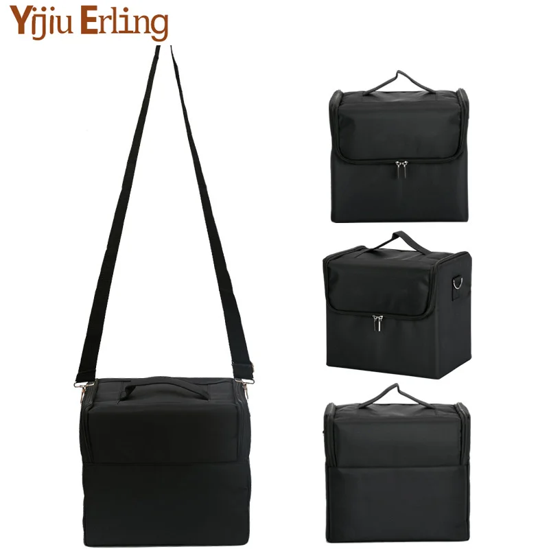 

Fashion Women Finishing Cosmetic Bag Large-capacity Multi-layer Clapboard Cosmetic Bag Case Beauty Salon Tattoo Manicure Toolbox